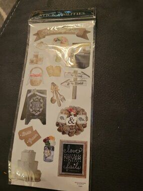 Wedding themed stickers